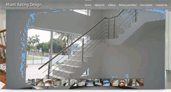 Desktop Screenshot of miamirailingdesign.com